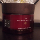 Swatch de Scipion27 : Balancing Body Cream The rituals of ayurveda, Rituals