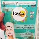 Swatch de evepom13 : Masque Tissu IDEAL HYDRATATION, Lovea Nature