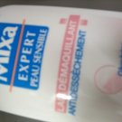 Swatch de Hanks : Lait démaquillant anti dessèchement, Mixa expert