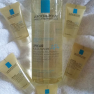 Swatch de Sabahl : Lipikar huile lavante, La Roche-Posay