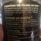 Swatch de Fay76 : Eau micellaire au charbon, Bioré