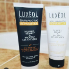 Swatch de Une julie verte : Shampoing Réparateur, Luxéol