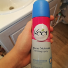 Swatch de Lipa02 : Brume dépilatoire, Veet