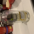 Swatch de Kdj2021 : SkinActive Biphase Micellaire Tout en 1, Garnier SkinActive