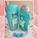 Swatch de Muslimatenia : Fraîcheur detox Shampoing Infusé feuilles verveine et thé, Le Petit Marseillais