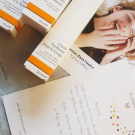 Swatch de Debmar : Routine Peaux Sensibles, Dr. Hauschka