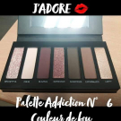 Swatch de rinkamiss51 : Palette Addiction numero 6, Younique