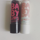 Swatch de -G'odt- : Babylips Dr Rescue, Gemey-Maybelline