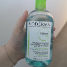 Swatch de Daphnemrc : Sébium H20 solution micellaire nettoyante purifiante, Bioderma