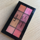 Swatch de GuntilipsSkincare : Sweet Cheeks  Adorables Joues Palette de Fards à Joues, NYX