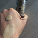 Swatch de GuntilipsSkincare : Fond de Teint Ultra HD, Make Up For Ever