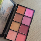 Swatch de GuntilipsSkincare : Sweet Cheeks  Adorables Joues Palette de Fards à Joues, NYX