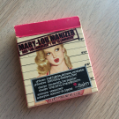 Swatch de GuntilipsSkincare : Marylou Manizer, theBalm