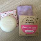 Swatch de ninij : Shampoing solide, Corine de Farme