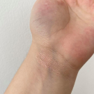 Swatch de perle09 : Poudre Highlighter Extra dimension, Mac