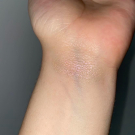 Swatch de perle09 : Poudre Highlighter Extra dimension, Mac