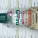 Swatch de lolo.b50 : Gel mains désinfectant amande douce, Sanytol