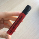 Swatch de GuntilipsSkincare : Liquid Suede Rouge à Lèvres Crème, NYX