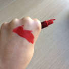 Swatch de GuntilipsSkincare : Liquid Suede Rouge à Lèvres Crème, NYX