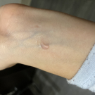 Swatch de Mya1902 : Effet Glacé Cranberry 3 min, Yves Rocher