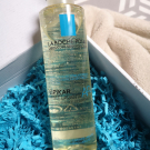 Swatch de leblogdeninae : Huile Lavante Relipidante Anti-Irritations - Lipikar Huile, La Roche-Posay