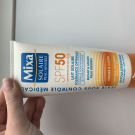 Swatch de homebeauty : CREME SOLAIRE TOLERANCE OPTIMALE SPF50, Mixa