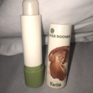 Swatch de c.21f : Baume Lèvres Karité, Yves Rocher