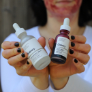 Swatch de Girls n Nantes Eva : Niacinamide 10%   Zinc 1%, The Ordinary