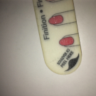 Swatch de Yous94 : Lime à ongle, Feuilles à décoller 6, Sephora