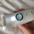 Swatch de GuntilipsSkincare : Silk épil 9 SkinSpa Wet & Dry, Braun