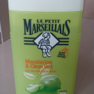 Swatch de marsolo : Gel douche mandarine & citron vert, Le Petit Marseillais