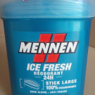 Swatch de marsolo : ICE FRESH DEODORANT 24 H STICK LARGE, Mennen