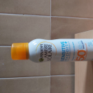 Swatch de Camillelps66 : Brume Toucher Sec Ambre Solaire Sensitive Expert 50, Garnier