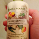 Swatch de Mariemery : Bain Douche Energisant - Mangue Coriandre de Yves Rocher, Yves Rocher