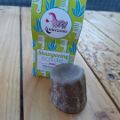 Swatch de mama26 : Shampoing solide pour cheveux gras à la litsée citronnée, Lamazuna