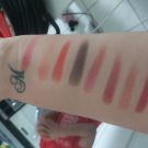 Swatch de meghanne13 : Palette ruby obssessions, Huda Beauty