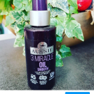 Swatch de Alison Calmer : 3 miracle oil smooth, Aussie