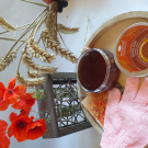 Swatch de Gilberte by Julie : Savon Noir Hammam, Emma Noël