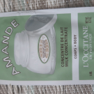 Swatch de Mille&UneNuit : Concentré de Lait Amande, L'Occitane