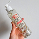 Swatch de Camille_Caterpi : Huile nettoyante aux huiles de noix-de-coco et d'argan, Burt's Bees