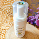 Swatch de Happylily : Pschitt Magique Nouvelle Peau - Micropeeling visage sans grain, Garancia