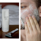 Swatch de anthopomblog : Mousse Nettoyante, Shiseido Men