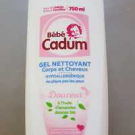 Swatch de Hanadii : GEL SANS SAVON DOUCEUR corps et cheveux, Bébé CADUM