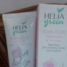 Swatch de Lilou0034 : Soin JOUR 'Hydratation & Douceur' HELIAGREEN, Heliabrine