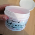 Swatch de Tessandco : Body mousse sweet raspberry cupacke, Nacomi