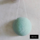 Swatch de -G'odt- : Éponge Konjac, Action