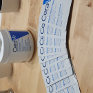 Swatch de Kahfr : Baume hydratant, CeraVe