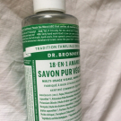 Swatch de GuntilipsSkincare : Savon pur végétal, Dr Bronner's
