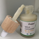 Swatch de laurineposier : Sérum - La guerre aux boutons, Cosmoz