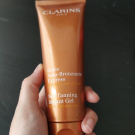 Swatch de marine.thomas5 : Gelée autobronzante, Clarins